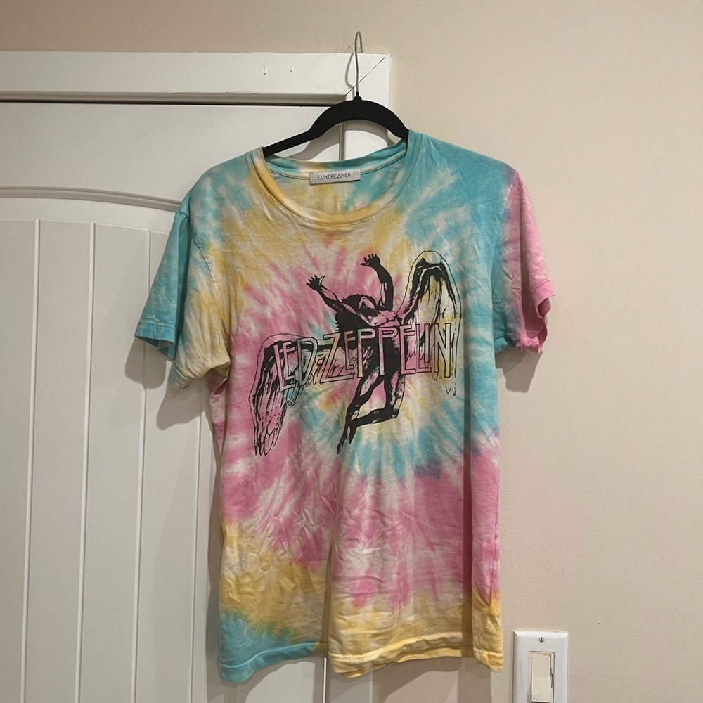 Led Zeppelin tie dye t shirt